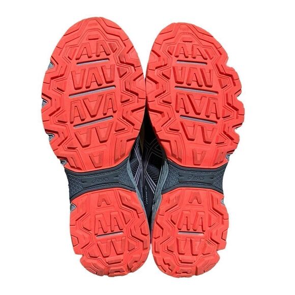 ASICS Women's 9.5 Wide Grey Gel-Venture 8 Running Shoes‎ 1012A706 Orange Pink - Picture 7 of 12